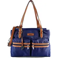 PICARD Schoudertas donkerblauw / bruin