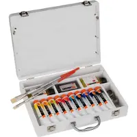 Cobra Study olieverf kist basis | 10 x 40 ml + accessoires