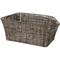 Agu Sverre - Achterdrager Fietsmand - Kunststof riet - 30 liter - Bruin