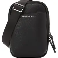 Armani Exchange Schoudertas 'ALEX' zwart