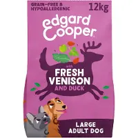Edgard & Cooper 12 kg adult verse hert / scharreleend graanvrij hondenvoer