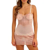 Wacoal Slipdress Embrace Lace | Maat: XXL | Kleur: Roze