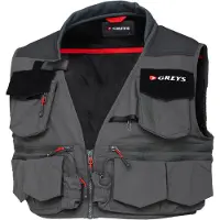 Greys Tail Fly Fishing Vest Grijs S-M Man