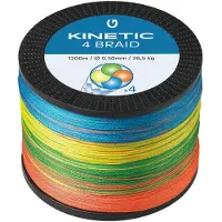 Kinetic Cyber 4 Braided Line 1200 M Veelkleurig 0.300 mm