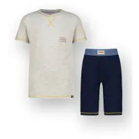 Vingino Wiangle Jongens Pyjamaset - Fearless grey melee