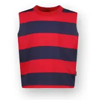 Vingino gestreepte T-shirt rood Meisjes Katoen Ronde hals Streep - maat 176