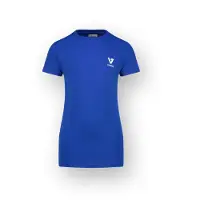 Vingino T-shirt blauw Jongens Stretchkatoen Ronde hals Effen - maat 140