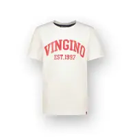 Vingino T-shirt Icon-logo-SS Jongen Wit 104
