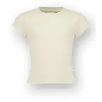 Vingino T-shirt Icon-Crop rib tee Meisje Wit 128