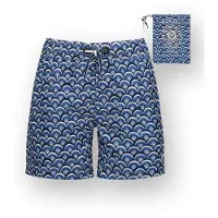 Vingino zwemshort met all over print blauw Jongens Polyester All over print - maat 116