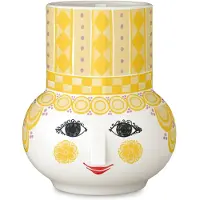 Bjørn Wiinblad - Olga Candle Holder - Yellow - H9 cm