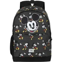 KARACTERMANIA Rugzak 'Mickey Mouse Looks-Plus HS' geel / rood / zwart / wit