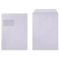 Viking enveloppen met venster C4 229 (B) x 324 (H) mm zelfklevend wit 100 g/m² 250 stuks