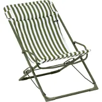 Lafuma Mobilier Transaswing Multi ligstoel Rayures Moss
