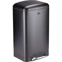 Dirt Devil Pedaalemmer | | 20 liter (Gedempt deksel, RVS, Zwart)
