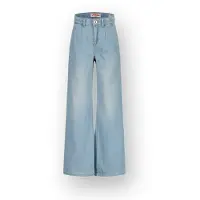 Vingino Extra Wide Leg Jeans Cathy Meisje Blauw 140