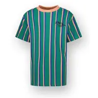 Vingino T-shirt groen Jongens Katoen Ronde hals Streep - maat 128