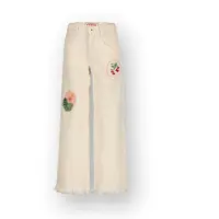 Vingino Extra Wide Leg Jeans Cassie Special Meisje Wit 104