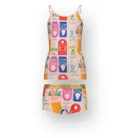 Vingino U262 Holdiay singlet set Meisjes Ondergoedsetje - Fairy Pink