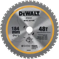 DeWalt Circelzaagblad DT1044, diameter 184 mm, gatdiameter 20 mm, 48 tanden, MATB, snijbreedte 2 mm