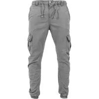 Urban Classics Cargobroek donkergrijs