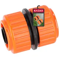 Kadax reparatieset voor tuinslang, gemaakt van ABS-kunststof, inclusief connector en snelle koppeling