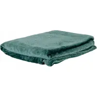 BBK Groene Floral Plaid 150x200cm - Zacht & Decoratief