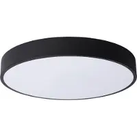 Lucide UNAR - Plafonnière - Ø 39,5 cm - LED Dimb. - 1x24W 2700K - Zwart