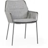 Suns Punta dining tuinstoel staal/rope sunproof