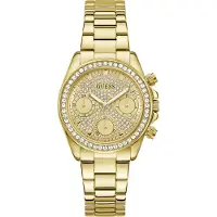 GUESS Analoog horloge 'Victoria' goud