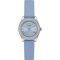 GUESS Analoog horloge 'MINI LUNA' hemelsblauw / zilver