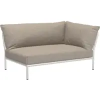 Houe Loungeset Module Level 2 Corner Right Ash Muted White
