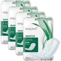 Seguna Sensitive Extra - 4 pakken van 20 stuks