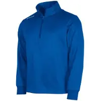 Stanno Field Half Zip Top blauw Sport t-shirt Jongens/Meisjes Polyester Opstaande kraag - maat 140
