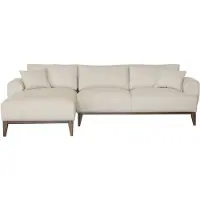 Giga Meubel Chaise Longue Bank Bordeaux 3-zits Links Beige