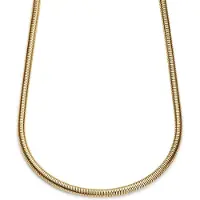 Lucleon Essentials | 6 mm Goudkleurige Ketting met Slangenschakels