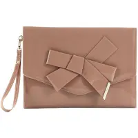 Ted Baker clutch avondtas Nikkey Knot Bow Envelope Pouch Pl - Pink oud roze