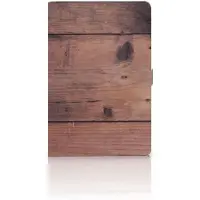 B2Ctelecom Samsung Galaxy Tab S7 FE | S7+ | S8+ Tablet Book Cover Old Wood