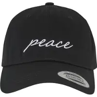 Mister tee Pet 'Peace' zwart / wit