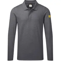 Portwest AS23 Anti-statische ESD Polo Lange Mouw