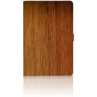 B2Ctelecom Samsung Galaxy Tab S7 FE | S7+ | S8+ Tablet Book Cover Donker Hout
