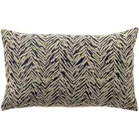 Dutch decor AUGUSTA - kussenhoes outdoor 30x50 cm - waterafstotend en uv-bestendig - Insignia Blue - blauw