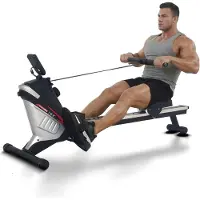 ISE Roeimachine inklapbaar - Opvouwbare Indoor Roeitrainer - Roeiapparaat 8 Weerstanden Fitness - Sport Cardiotraining