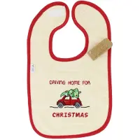 Vib - 'Driving home for CHRISTMAS' beige-rood - Babykleertjes - Baby cadeau - zwangerschap aankondiging - geboorte cadeau