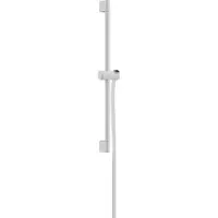 Hansgrohe Unica glijstang Pulsify S 65 cm met push-schuifstuk en doucheslang, mat wit