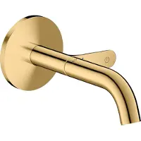 Axor One - Inbouw wastafelkraan, met afvoer, EcoSmart, gepolijste goudlook 48180990