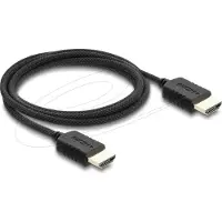 DeLOCK Coaxial High Speed HDMI cable 8K 60 Hz 48 Gbps with braided coating 2 m
