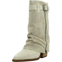 Alpe Alpevoor vrouwen. 527611 Dua beige leren laarzen (41), Leer, 3 tot 5 cm, Ritssluiting, Casual