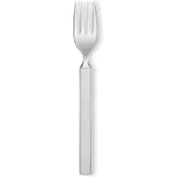 Alessi 4180/5 DRY FOURCHETTE À DESSERT EN ACIER BRILLANT À MANCHE SATINÉ SET DE 6 PIÈCES