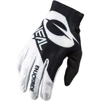 O'Neal Matrix Stacked Zwart Wit Motorcross Handschoenen Maat L